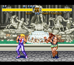 Fighter's History (Japan) In game screenshot